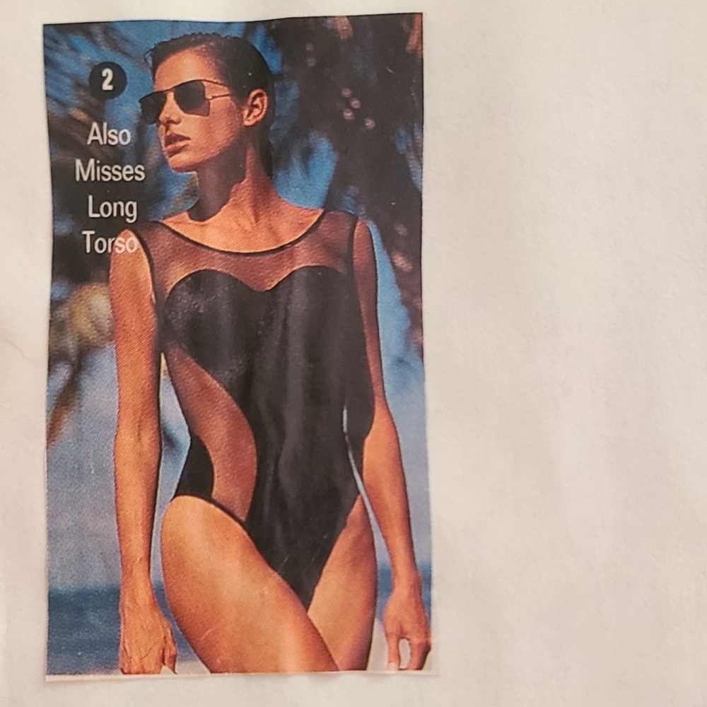 Sexy Mesh Panels Black Bathing Suit